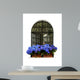 Blue Azaleas Window Wall Decal