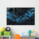 Black and Blue Hexagons Wall Decal