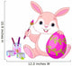 Bunny Painting Easter Egg Wall Decal