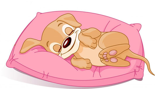 Sleeping Puppy Wall Decal