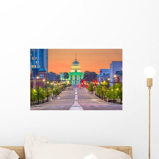 Montgomery Alabama Usa Wall Decal
