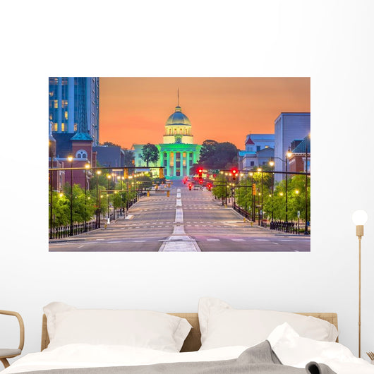 Montgomery Alabama Usa Wall Decal