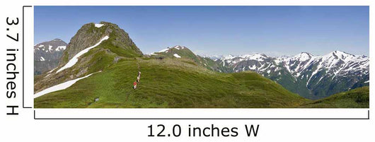 Three Hikers Walk Mt Wall Decal