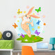 Spring Bunny Wall Decal