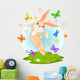 Spring Bunny Wall Decal