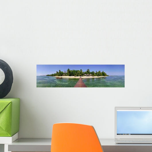 Island Panorama Wall Decal