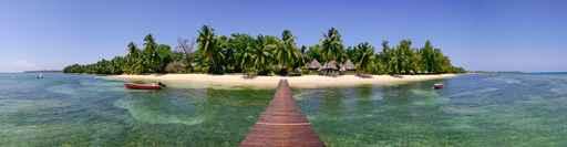 Island Panorama Wall Decal