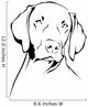 Weimaraner Wall Decal
