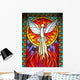 Holy Spirit, stained glass Wall Mural