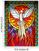 Holy Spirit, stained glass Wall Mural