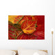 Stripebark Maple Leaf Fall Close-Up Wall Mural