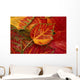 Stripebark Maple Leaf Fall Close-Up Wall Mural
