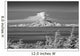 Infrared Image Mt Redoubt Wall Decal