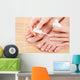 care for sensuality woman nails Wall Mural