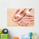 care for sensuality woman nails Wall Mural