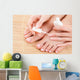 care for sensuality woman nails Wall Mural