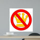 No Kings Authority Prohibition Symbol Wall Decal