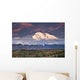North Face Of Denali At Sunset As Seen From The Wonder Lake Campground Wall Mural