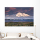 North Face Of Denali At Sunset As Seen From The Wonder Lake Campground Wall Mural