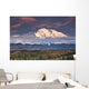 North Face Of Denali At Sunset As Seen From The Wonder Lake Campground Wall Mural