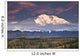 North Face Of Denali At Sunset As Seen From The Wonder Lake Campground Wall Mural