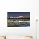 The Alaska Range And Denali's North Face Are Reflected Wall Mural