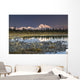 The Alaska Range And Denali's North Face Are Reflected Wall Mural