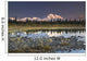 The Alaska Range And Denali's North Face Are Reflected Wall Mural