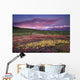 Scenic View Of Alpine Tundra With Alaska Range Wall Mural