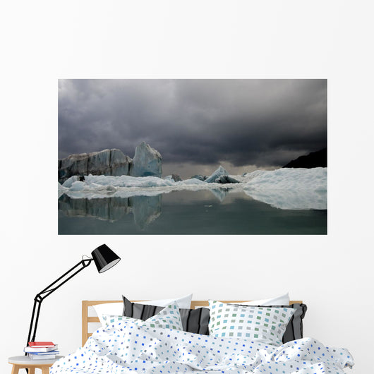 View Of Ice Bergs Wall Mural