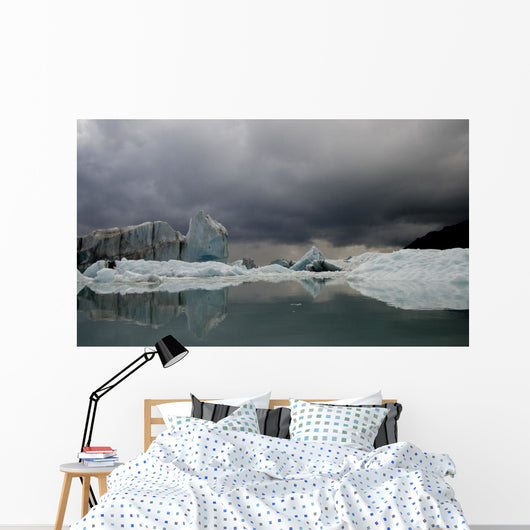 View Of Ice Bergs Wall Mural