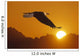Bald Eagle In Flight Sunset Over Mtn Composite Wall Mural