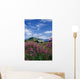 Old Cabin W/ Fireweed Summer Sc Ak Wall Mural
