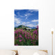 Old Cabin W/ Fireweed Summer Sc Ak Wall Mural