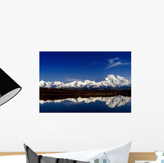 Mt Mckinley Relfected Wall Mural