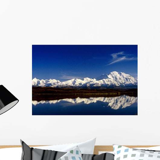 Mt Mckinley Relfected Wall Mural