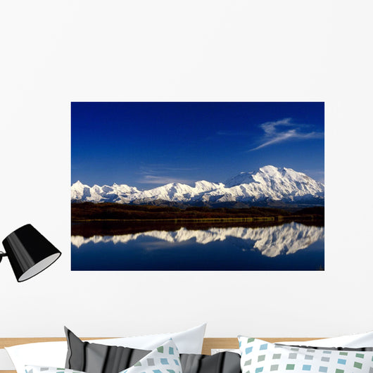 Mt Mckinley Relfected Wall Mural