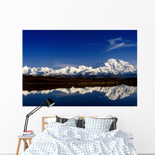 Mt Mckinley Relfected Wall Mural
