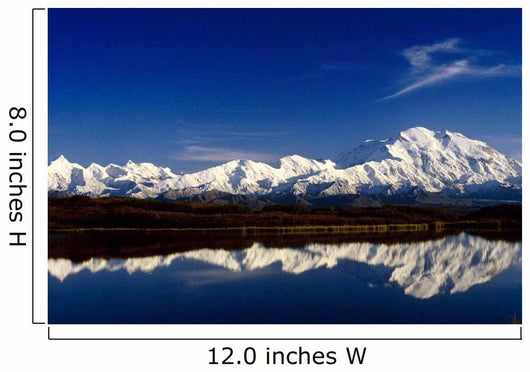 Mt Mckinley Relfected Wall Mural