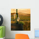 the vine with vineyard on background Wall Mural