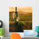 the vine with vineyard on background Wall Mural