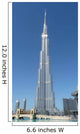Burj Khalifa Dubai Wall Mural