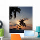 Maldivian Sunset Wall Decal