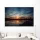Colorful Sunset Denver City Distant Sunset Wall Decal