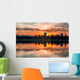 Colorful Sunset Denver City Wall Decal