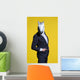 Man Suit and Horse Dramatic Turn Wall Decal