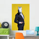 Man Suit and Horse Dramatic Turn Wall Decal