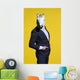 Man Suit and Horse Dramatic Turn Wall Decal