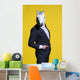 Man Suit and Horse Dramatic Turn Wall Decal