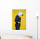 Man Suit and Horse Wall Decal